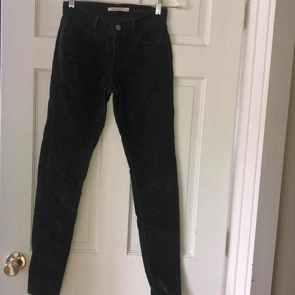LEVIS | Corduroy, 710 Super Skinny, Size: 25